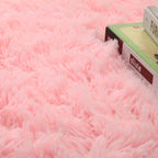 Tapete 2,00x1,50 Peludo Felpudo Sala E Quarto Cores Cor Rosa Desenho Do Tecido Pelo Alto Casa Laura Enxovais Tapete Médio Para Sala