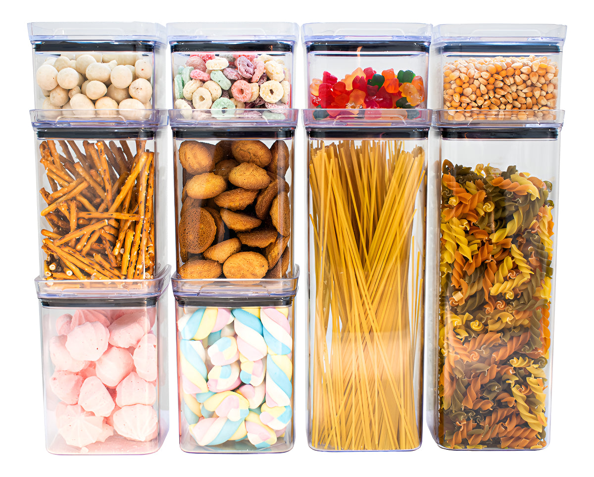 Kit 10 Porta Mantimentos Hermetico, Pote Para Alimentos