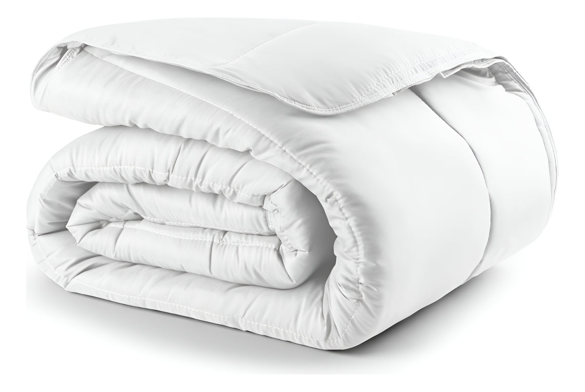 Edredom Casal Queen Avulso Dupla Face Grosso 400 Fios Hotel C/ Viés Branco Casa Laura Enxovais