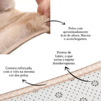 Tapete 2,00x1,50 Peludo Felpudo Sala E Quarto Cores Cor Marrom Mesclado Desenho Do Tecido Pelo Alto