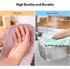 Panos De Cozinha 10 Unidades Felpa Sem Fiapos Panos