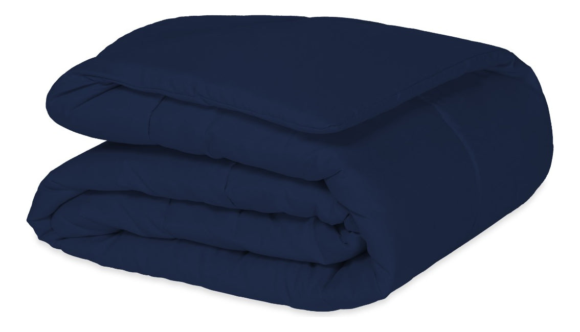 Edredom Solteiro Antialérgico Tecido Percal 400 Fios Luxo Cor Cinza