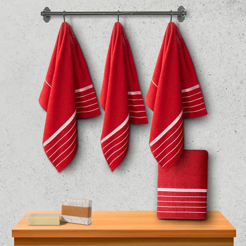 Kit 5 Toalhas De Banho - Gigante - Banhão 80 X 150 + Brinde