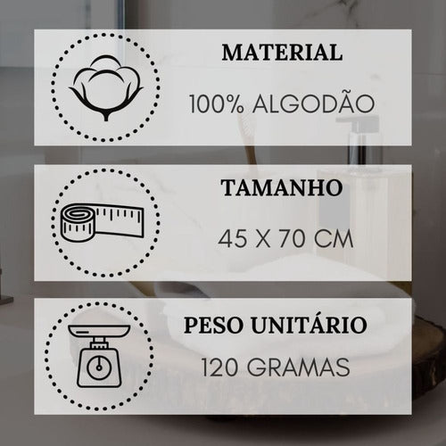20 Toalha De Piso Hotel Profissional Tapete De Chão Oferta