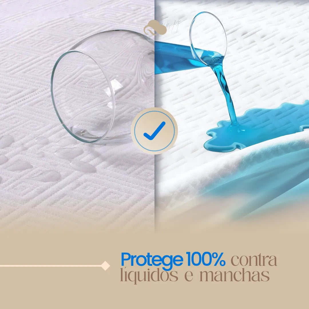 Protetor de Colchão Impermeável - Premium - Super Silencioso