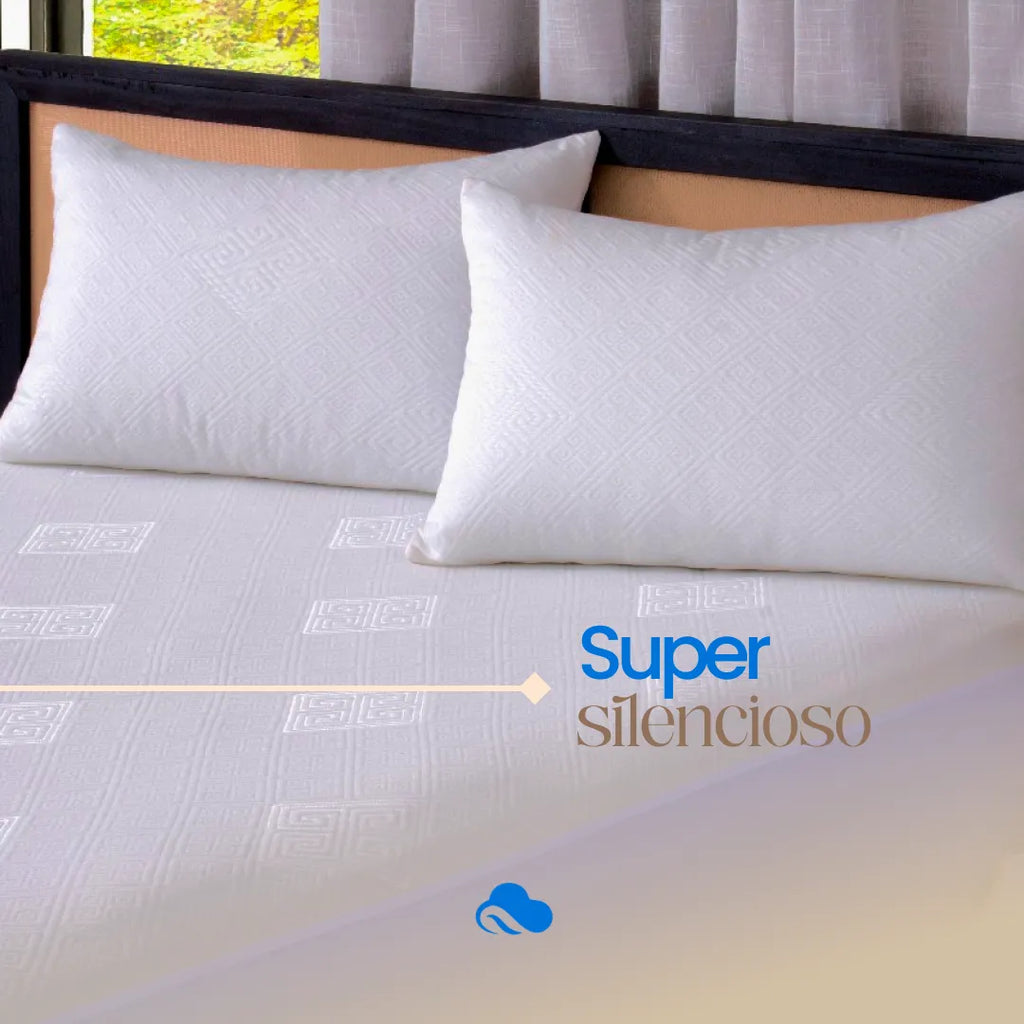 Kit Premium - Protetor de Colchão Impermeável + Fronhas Impermeáveis - Super Silencioso