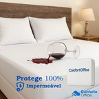 Protetor de Colchão Impermeável Premium Liso - Com Elástico