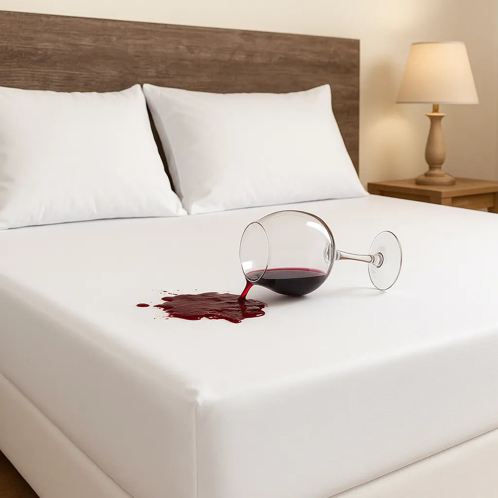 Protetor de Colchão Impermeável Premium Liso - Com Elástico