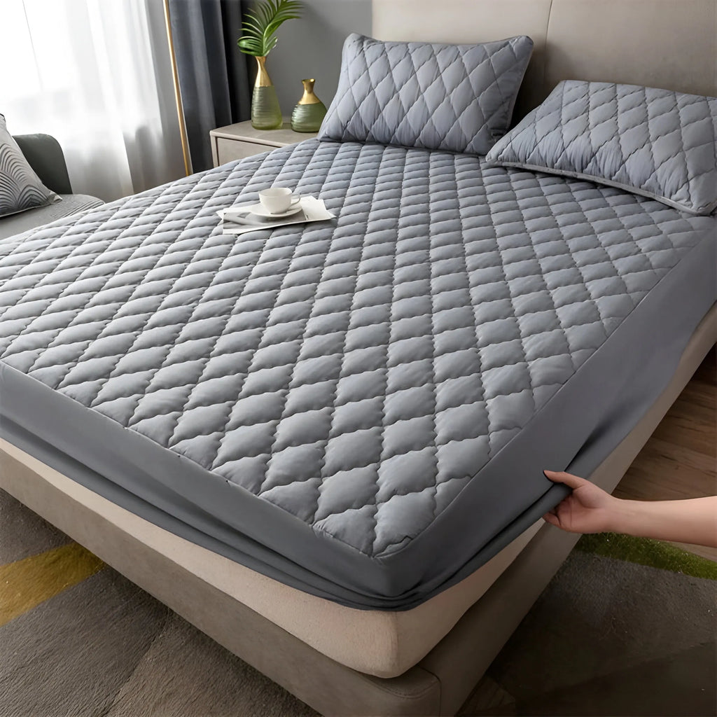 Kit Comum - Protetor de Colchão + Fronhas Impermeáveis